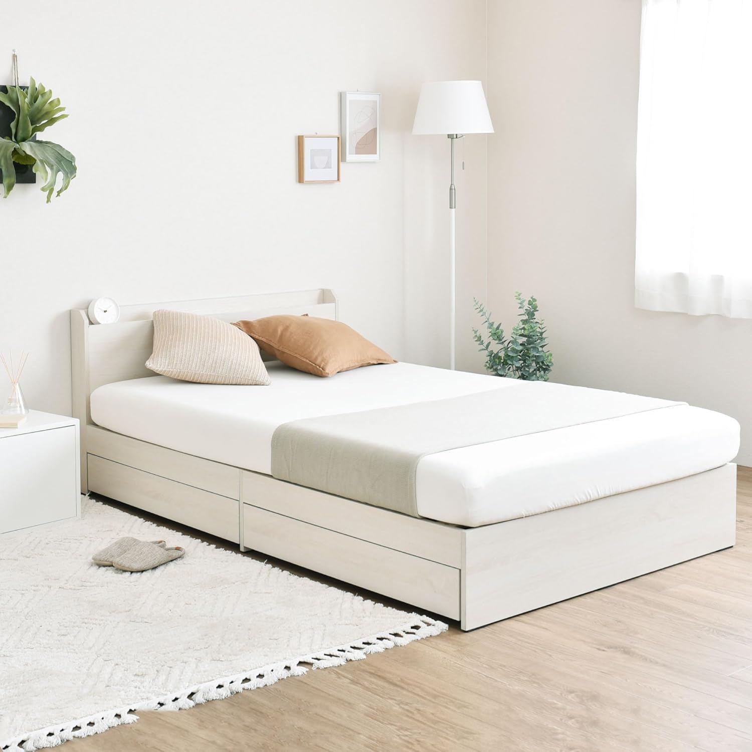 ◇NITORI◇ベッドフレーム◇収納付き◇セミダブル◇大阪兵庫京都奈良